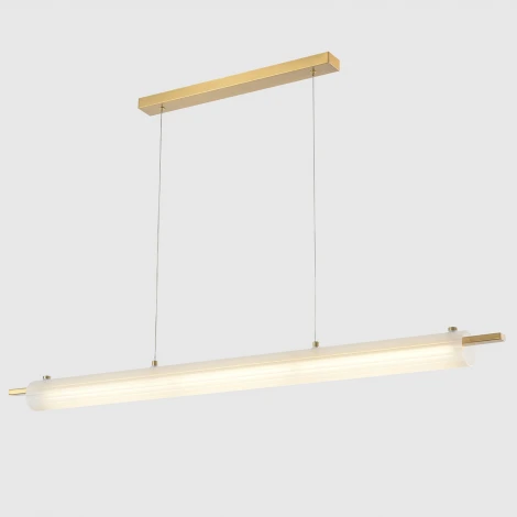 Подвесной светильник Crystal Lux TUNNEL SP40 LED BRASS (220V, на проводе)