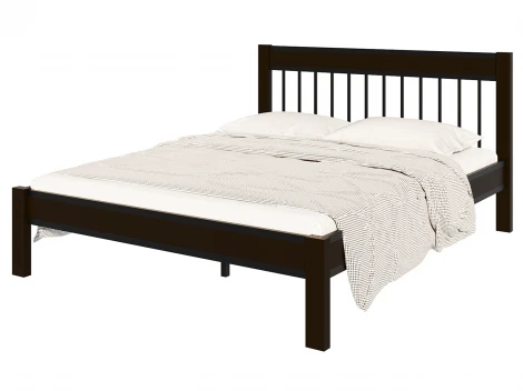 Кровать АГАТА 160, черный/шоколад Форвард Агата 102174