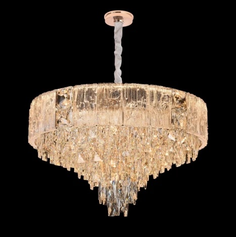 Подвесная люстра Fluorite Delight FL1058-7P (220V, хрусталь, на цепи)