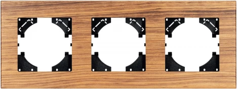 Рамка из натурального дерева FRM-XSILO-WD-3-SNL (Arlight) 051276