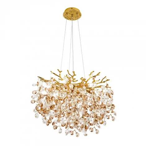 Подвесная люстра хрустальная Modelux MODESTYLE MS.2112.460 GD