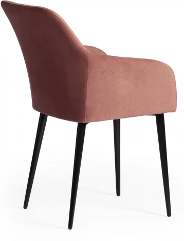 Кресло BREMO (mod. 708) / 1 шт. в упаковке (Ткань,Металл /Коралловый,Черный)