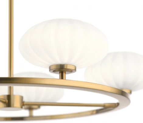 Потолочная люстра на штанге Kichler Pim QN-PIM5-FXG (220V, круглые, IP44)