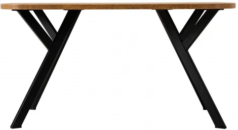 Стол журнальный R-Home Flora Q Шерман коньяк