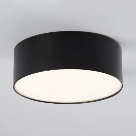 Светильник накладной со светодиодами Feron “Simple matte” AL200 48079 28W, 1960Lm, черный (4000К) (220V, круглые)