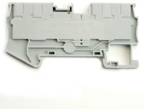 Зажим пружинный 4-х проводной проходной Stekker 49245