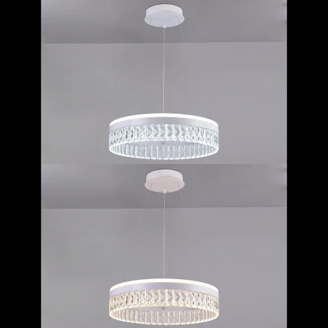 Подвесной светильник светодиодный Natali Kovaltseva Sad Queen INNOVATION STYLE 83127 PETEROLJA с пультом ДУ, моб. приложением 120W, белый, LED