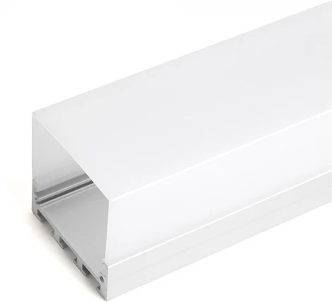 Профиль накладной для светодиодной ленты Feron CAB268 48120 42х45мм, алюминиевый, серебро, 2м