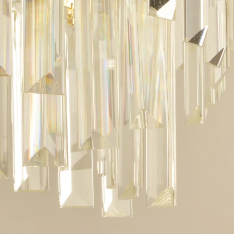 Подвесная люстра хрустальная Reluce 02414-0.4-10 G