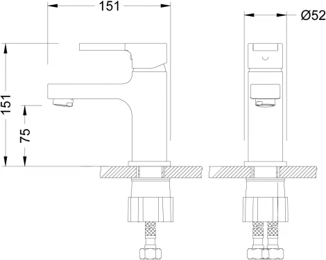 Смеситель Lemark Aura LM0606C для раковины