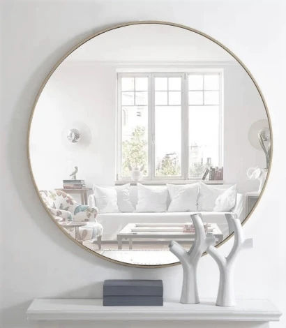 Ala S Silver Зеркало в тонкой раме Smal Art-Zerkalo SM001SL 13728