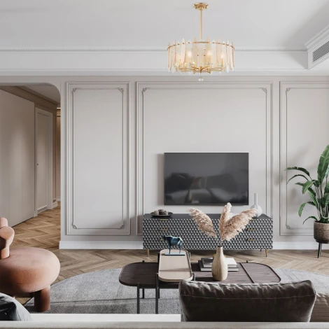 Подвесная люстра хрустальная на штанге Arte Milano Sorrento-3309 373309/8/350/570 GD (220V)