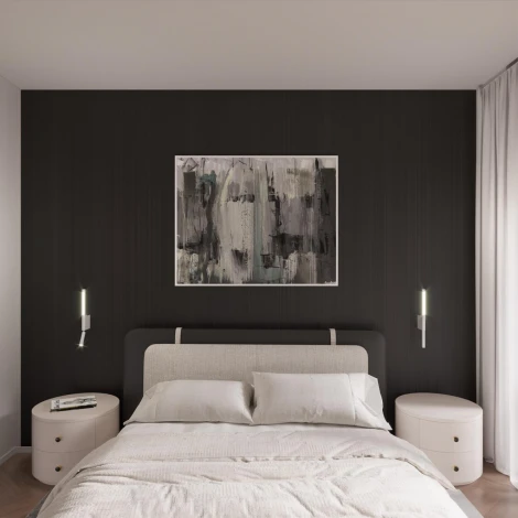 Настенный светильник с выключателем Novotech Fermo 359435 белый LED 5W+3W 220V 3000K (круглые)