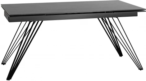 Стол обеденный Stool Group Пандора раскладной 160-240*90 керамика темная УТ000034891