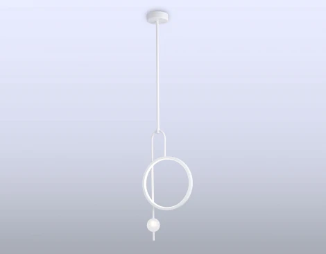 Подвесной светильник светодиодный на штанге Ambrella COMFORT FL66431 (220V, кольцо)
