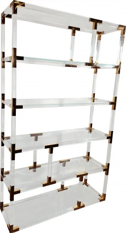 Стеллаж IST-CASA Роялти MH-1780NC, 120х38х200 см, прозрачный