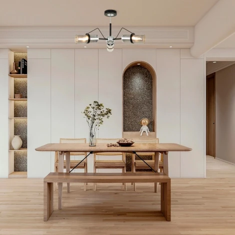 Потолочная люстра на штанге Arte Milano Napoli-320207 320207/3 BK.CR (220V)