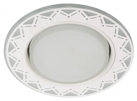Встраиваемый точечный светильник Эра DK LD27 WH/WH (220V, круглые)