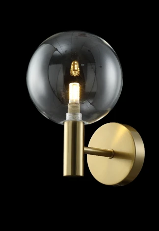 Бра Crystal Lux Andres AP1 BRONZE/TRANSPARENTE