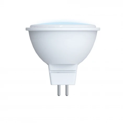 Лампа светодиодная, матовая, теплый белый свет 3000K Volpe Norma LED-MR16-5W/3000K/GU5.3/FR/NR