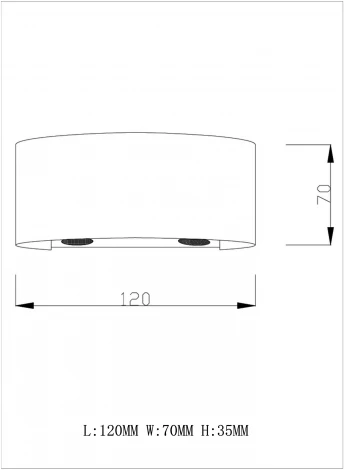 Бра настенное светодиодное V1881-WL Sienne LED*4W