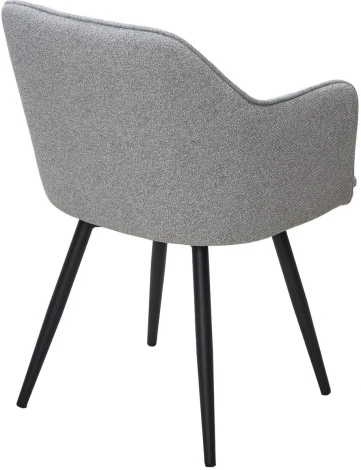 Стул FORT 360 град. поворот. NS10 Серый, букле / черный каркас, М-City