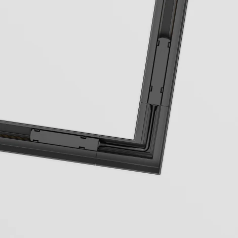 Коннектор угловой Gravity встраиваемый черный (магнитный) Maytoni Technical TRX010CL-22B