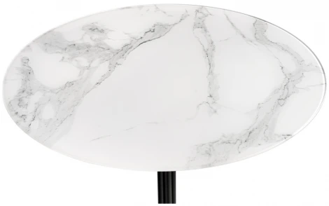 Комплект столиков Woodville Рускус белый мрамор / серый мрамор / галифакс 500013