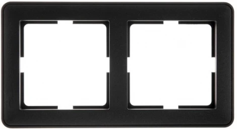 Рамка на 2 поста (черный бархат) Systeme Electric W59 KD-2-68