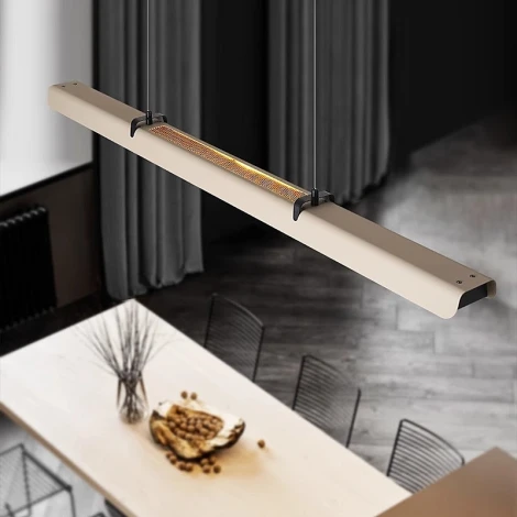 Подвесной линейный светодиодный светильник Lightera Bermeho LE104L-120GB Wi-Fi (Умный дом, Алиса, Маруся, голосое управление) (220V, на тросе)