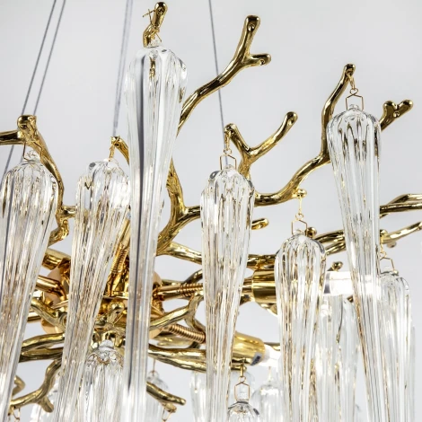 Подвесная люстра хрустальная Modelux MODESTYLE MS.2114.460 GD