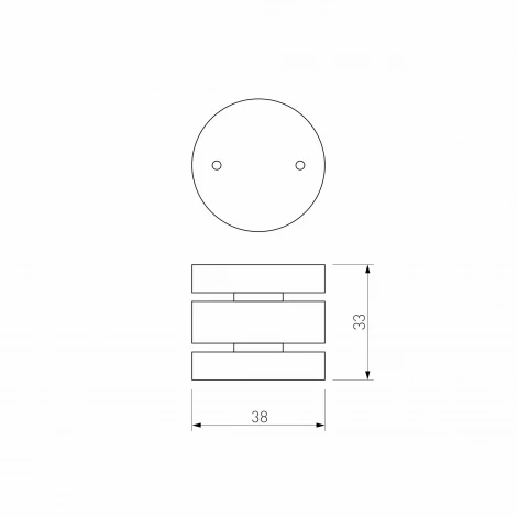 Коннектор круглый Elektrostandard Slim Magnetic шарнирный для накладного шинопровода чёрный 85010/00 (48V)