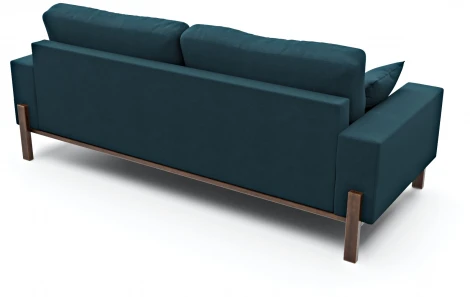 Диван Arsko прямой Хангель велюр голубой