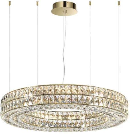 Подвесная люстра Odeon Light Panta 4926/85L золото/металл/хрусталь LED 85W 4000K 5074Лм