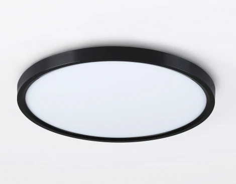 Потолочный светодиодный светильник круглый с подсветкой Ambrella Orbital Air FZ3055 (220V, круглые, IP44)