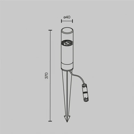 Светильник грунтовый Maytoni Glide O437FL-01GF (220V, круглые, IP54)