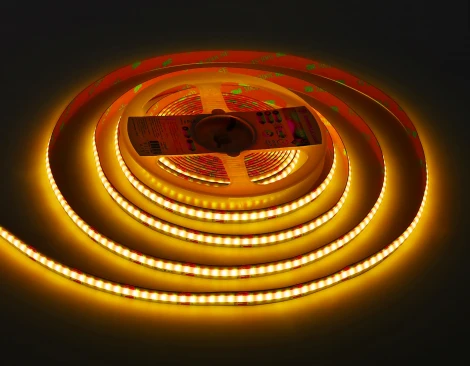 Светодиодная лента RGB COB 576Led/ 14W m/ 24V IP20 RGB/ 5m*10mm*3mm (4 конт.) Ambrella Illumination GS4951