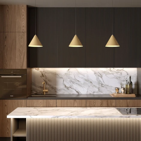 Подвесной светильник Elektrostandard Conus 50316 LED 13W 4000K золотой (220V, на проводе)