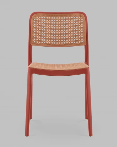 Стул Yona пластиковый красный Stool Group арт.УТ000040841