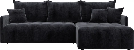 Диван угловой Лига-054 НПБ угол универсальный Лига Диванов (Велюр) арт.129037