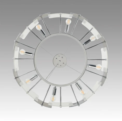 Подвесной светильник Lumion Liberti 6588/8 хром/тонированное стекло, металл/стекло E14 8*40W 220V (на тросе, круглые)