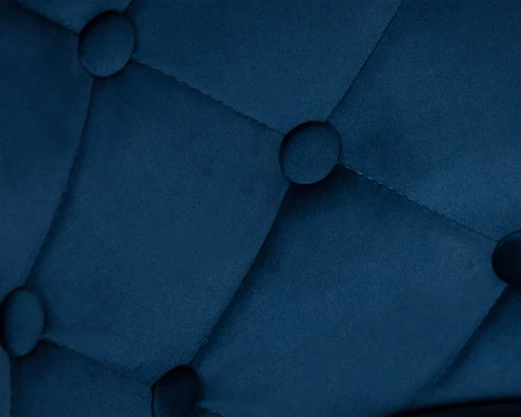 Стул барный DOBRIN JOSEPH BLACK (синий велюр (MJ9-117)) 5021_BlackBase-LM BLACK, цвет сиденья синий (MJ9-117), основания черный