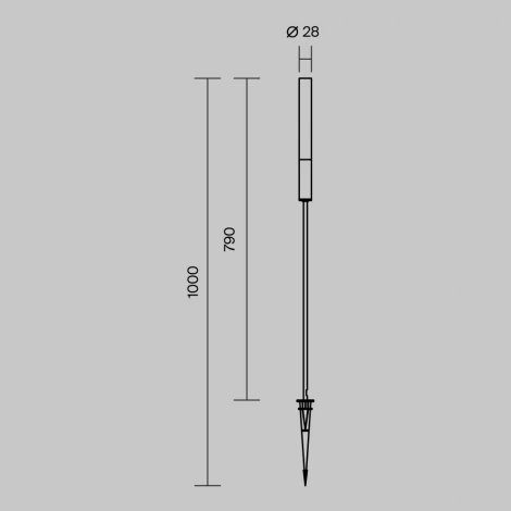 Грунтовый светильник светодиодный Maytoni Flare O487FL-L3GF3K1 (220V, круглые, IP65)