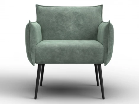 Кресло Лига-083 (Фанера/Металл/Велюр/Зеленый) Лига Диванов 132324