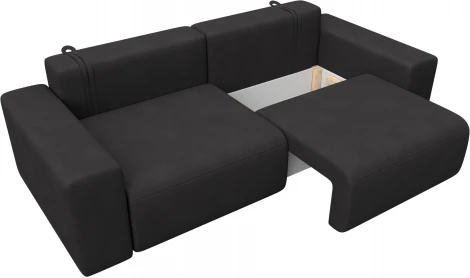 Диван прямой Лига-036 НПБ Классик Лига Диванов (Замша) арт.127660