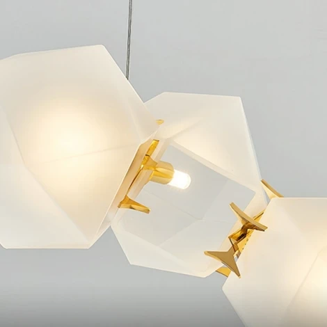 Подвесной светильник (люстра) Gabriel Scott Welles Glass L2 ImperiumLoft 40.2275-0 (123396-22) (220V, на проводе)