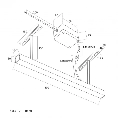 Потолочный светильник уличный Favourite Riga 4862-1U LEDx9W 3000/4000/6500K