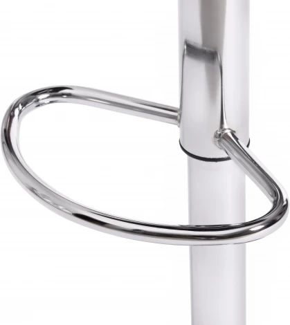 Стул барный BIAGGIO (mod. KY717) / 1 шт. в упаковке (Металл,Экокожа /Белый,Хром)