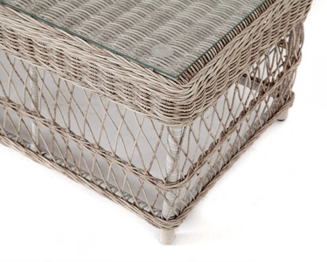 Стол журнальный из искусственного ротанга, цвет бежевый 4SIS Гранд Латте YH-S4840W beige