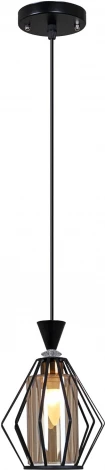 Подвесной светильник Reluce 00305-0.9-01 BK+WH (220V, на проводе)